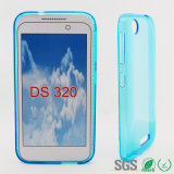 Plastic Transparent Mobile Phone Cover for HTC Desire 320