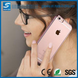 Clear Crystal Rubber Plating TPU Soft Phone Case Cover for iPhone 6/6s