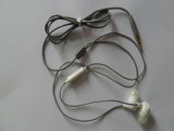 Round Cable Handfree Stereo Earphone
