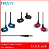 2016 New Cheap Fashion Wired Earphone with Metal Shell