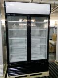 Display Showcase Refrigerator with Double Swing Doors 1000 Liter
