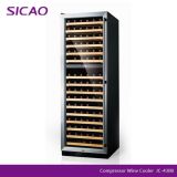 168 Bottles Compressor Wine Cooler Refrigerators with Stainless Steel Door Frame