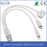 3 in 1 Mobile Phone USB Data Cable for iPhone/Samsung