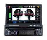 1 DIN 7 Inch Car DVD GPS Player with Detachable Panel