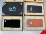 Omass Leather Mobilephone Protective Case Rose Pattern