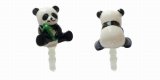 Cute China National Treasure Panda Bamboo Cell Phone Cap (PL742)