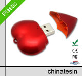 Heart Plastic USB Flash Drive E025