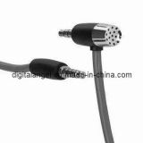 Handsfree Mic Cable for iPhone, Blackberry, HTC, Samsung, Mobile Phones, with 3.5mm Audio Ports