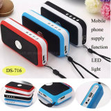 LED Light Bluetooth Speaker with Mobile Power Supply Functions (DS-716)