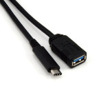 Reversible Design USB 3.1 Type C Male Connector to a Female OTG Data Cable for Tablet & Mobile Phone