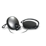 Black Wired Stereo Headphone Earphone Earhook
