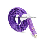 Purple Color Double Magnetic USB Cable for Micro (RHE-A2-003)