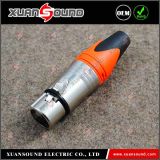 XLR Connector in Microphone Cable (XK311-orange)