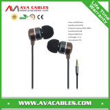 Brown Color Tablet Wired Earphone with Logo