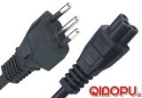 Brazil 3pins Plug to Iec C5 (D16/QT1)