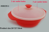 Silicone Rice, Grain Cooker, Ideal for Microwave Cooking and Steaming (SD235 -1)