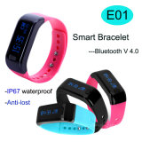 Bluetooth Smart Bracelet with IP67 Waterproof Function (E01)