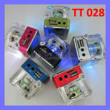 Tt 028 LCD Light Color Micro SD Speaker FM Radio USB Disk Portable MP3 4 Player (SP-820)