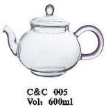 Hand Made Capacity 600ml Chinese Coffee Tea Maker, Single Double Wall Glass Teapots