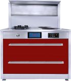 Induction Cooker with Range Hoods and Disifecting Cabinet