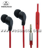 Flat Cable Earphone with Microphone for Mobile (WS-8530)