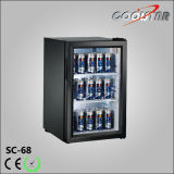 Open Door Mini Refrigerator with LED Light (SC68)