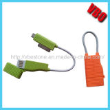 New Style Micro Keychain USB Cable for Samsung iPhone Smart Phone