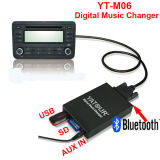Yatour Digital Music Changer Yt-M06 Car Audio USB/SD/Aux Bluetooth Interfaces/Player