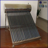 Compact Non-Pressure Solar Energy Water Heater with CE