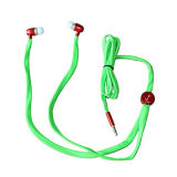 Novelty Mobile Phone Shoelace Earphones, Dulux Metal in-Ear Style, Various Colors, Logo Imprint Welcomed