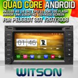 Witson S160 Car DVD GPS Player for Peugeot 307/ 207/3008 with Rk3188 Quad Core HD 1024X600 Screen 16GB Flash 1080P WiFi 3G Front DVR DVB-T Mirror-Link (W2-M017)