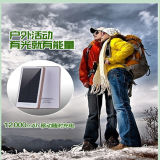 5000mAh Power Bank Solar Charger with LED for Mobile Phone (SC-1688)
