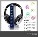 6 in 1 Wireless Earphone with 7 Lights (OS-MH900)