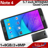 5.7inch Quad-Core Mtk6582 Note 4 Mobile Phone