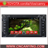 Car DVD Player for Pure Android 4.4 Car DVD Player with A9 CPU Capacitive Touch Screen GPS Bluetooth for Toyota Corolla/Vios/Camry (AD-6203)