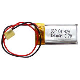Polymer Li-ion MP3 / MP4 Player, Bluetooth Devices Battery GSP041429 120mAh 3.7V With PCB