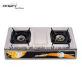 Two Burner Double Portable Gas Stove with Electric Ignition
