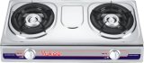 Double Burner Tabletop Biogas Cooker/Gas Stove