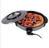 48cm Sized Half Glass Cover CE GS RoHS CB Approvaled 1500W Electric Pizza Maker