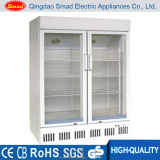 Commercial Supermarket Glass Door Display Showcase Refrigerators