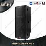 Mt-218 Dual Professional PA Wooden Box Rcf Speakers 18 Inch