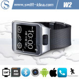 High Quality Smart Bluetooth 4.0 Phone Call Talking Watch with 2.0MP Camera (W2)