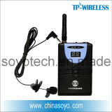 Body-Pack Type Lapel Wireless Microphones for Teacher, Guide, Host