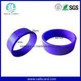 13.56MHz F08 RFID Silicone Wristbands Bracelet for Hotel Library