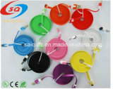 Colorful Flat USB Cable / Mobile Phone 1/2/3m Micro USB Cable