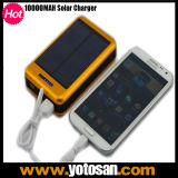 Dual USB Solar Panel Power Bank External Battery Pack Charger for Mobile Phone