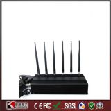 6 Antenna Mobile Phone Jammer + WiFi + RF 315MHz/433MHz