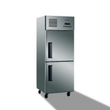 0.8LG Double-Door Stainless Steel Commercial Refrigerator & Freezer for Hotel or Restaurant