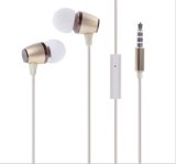 High End Gold Color Earphone with CE Approved (RH-I86-001)