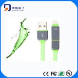 Lighting Colorful 2 in 1 Removable USB Cable for Smartphone